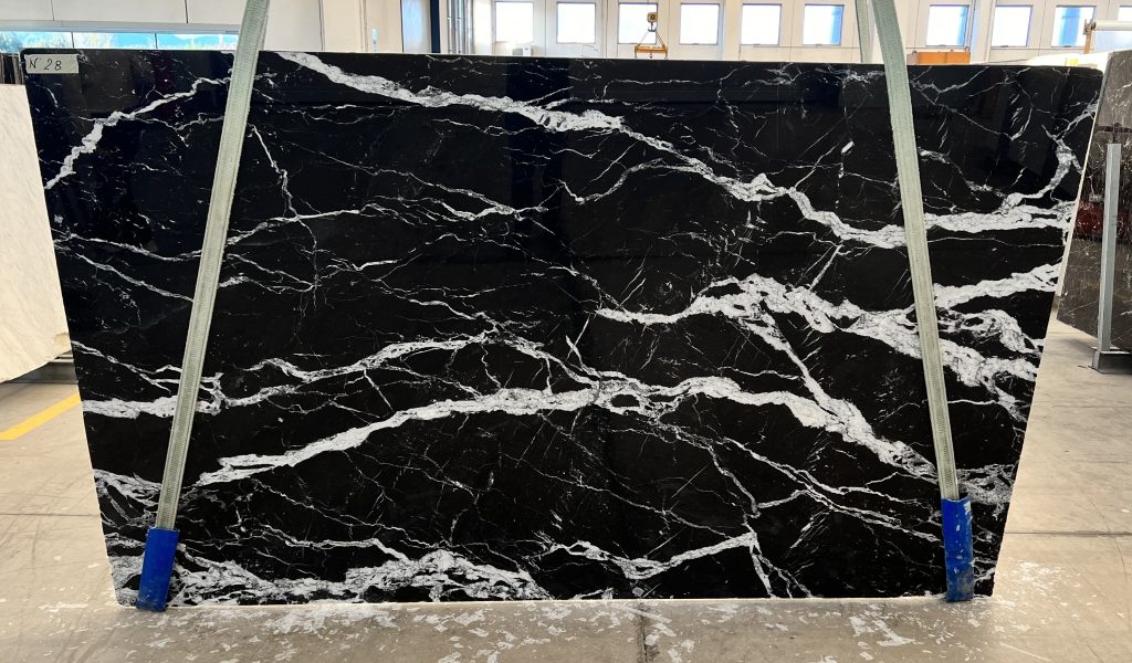 Lastra marmo Nero Marquina Lastra marmo Nero marquina